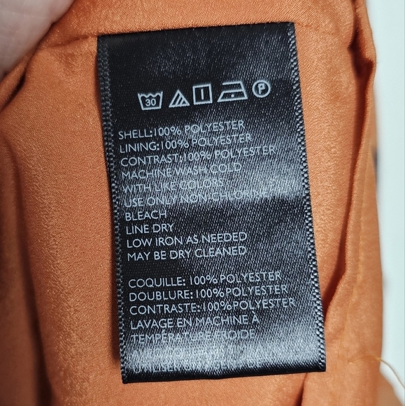 Womens Kimchi Blue Urban Outfitters Frock Orange Terra Cotta Floral Mini XS - Picture 10 of 10